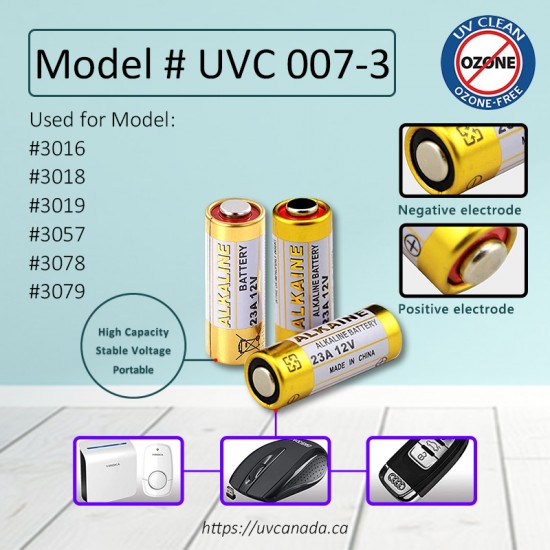 A23-6 Package of 6 A23 12V Batteries