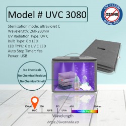 Equatech UV-C Disinfection Box With Oil Diffuser, case, uv, ultraviolet,  ultra-violet, steriliser, hygiene, personal, care, virus