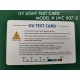 UVC 007-2 UV Light Test Card 