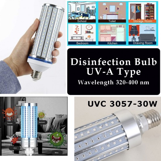 UVC 3057-30W UV A LED Light Bulb
