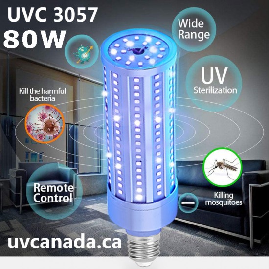 UVC 3057-80W UV disinfection LED bulb